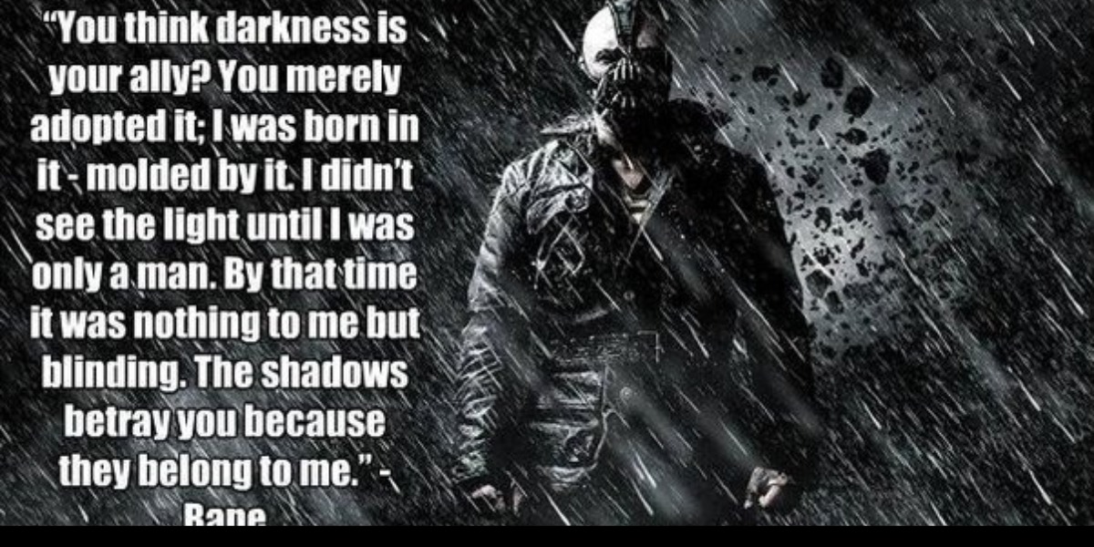 bane the dark knight rises quotes